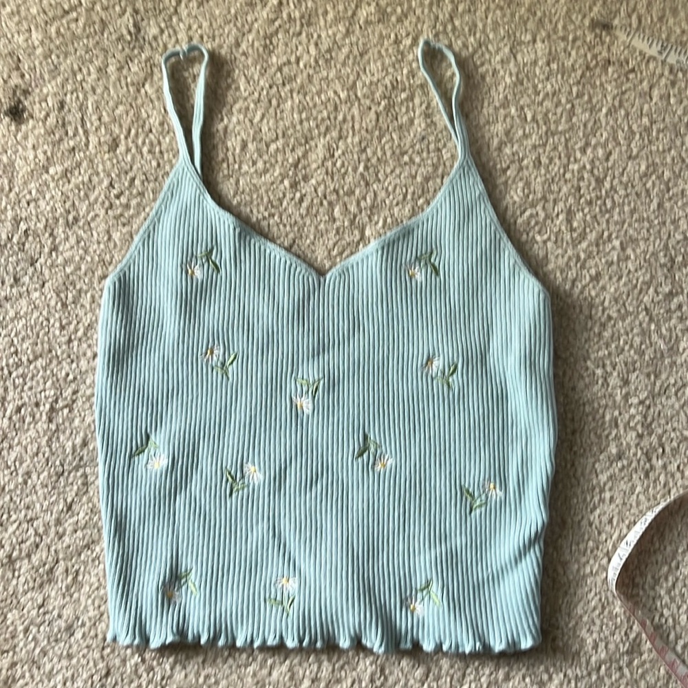 Baby blue pacsun tank top